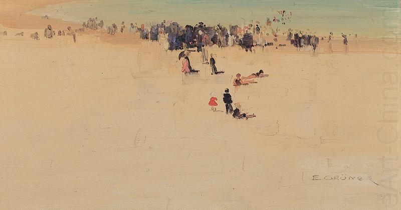 Elioth Gruner Along the Sands china oil painting image